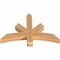 Ekena Millwork Alberta Smooth Timber Gable Bracket, Western Red Cedar, 36"W x 24"H x 3 1/2"D x 3 1/2"F, 16/12 Pitch GBW036X24X0404ALB00SWR - alternate 4